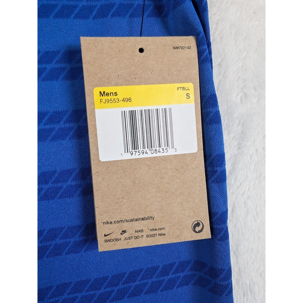 Nike Dri Fit Coaches‎ Victory Polo Shirt Mens Small Royal Blue Striped NWT. - Picture 8 of 10